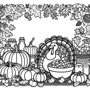 free thanksgiving coloring pages