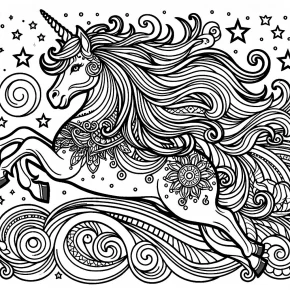 free unicorn coloring pages