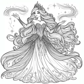 frozen elsa coloring pages