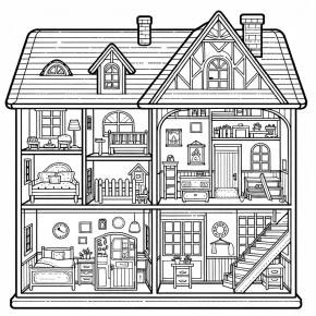 gabbys dollhouse coloring pages