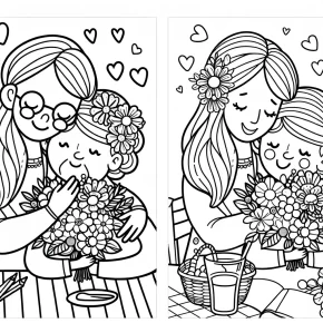 grandmother mothers day coloring pages for nonna