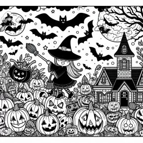 halloween coloring page