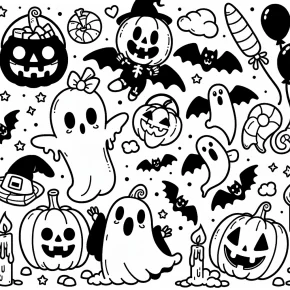 halloween printable coloring pages