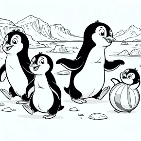 penguins of madagascar coloring pages