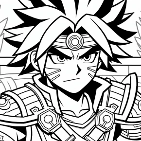 bardock coloring pages