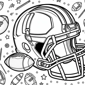 nfl helmet coloring pages