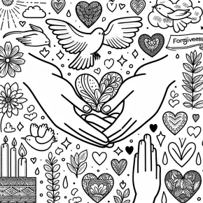 forgiveness coloring pages