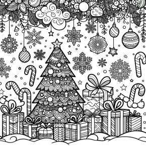 christmas coloring pages book