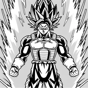 vegeta super saiyan blue coloring pages