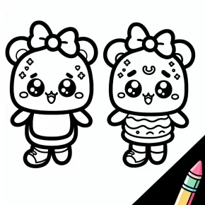 printable sanrio characters coloring pages