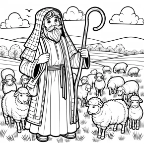 good shepherd coloring pages free