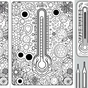 coloring pages of thermometers