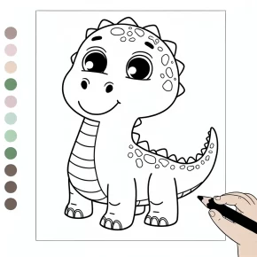 dinosaur coloring pages online