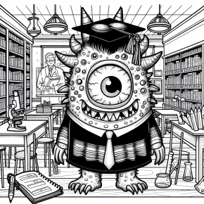 monster university coloring pages