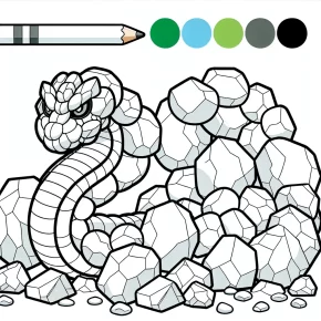 pokemon onix coloring pages