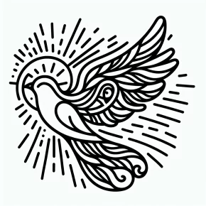 holy spirit coloring pages free