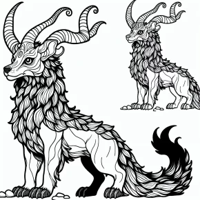 pokemon coloring pages houndoom