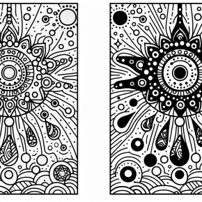 dot paint coloring pages