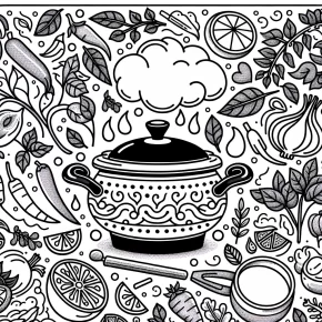 curry coloring pages