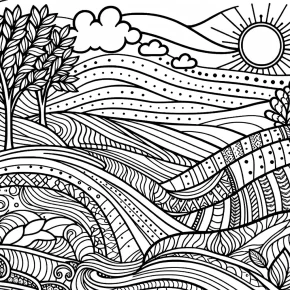 coloring pages for autistic adults