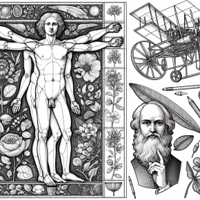 leonardo da vinci coloring pages