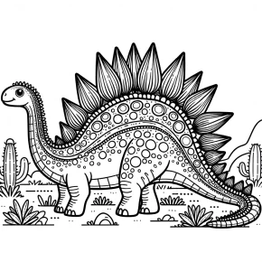 dinosaurs: stegosaurus.