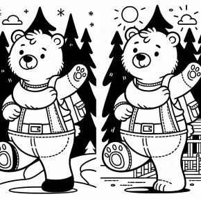 brother bear coloring pages