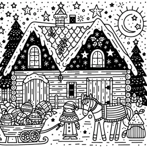 story of christmas coloring pages