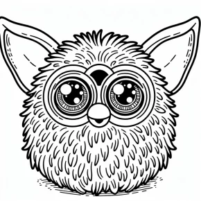 free furby coloring pages