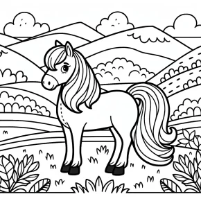 horseland horse coloring pages