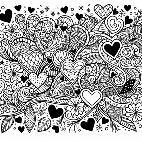 february coloring pages for adults