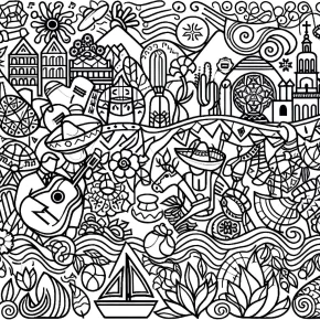 free printable spanish coloring pages