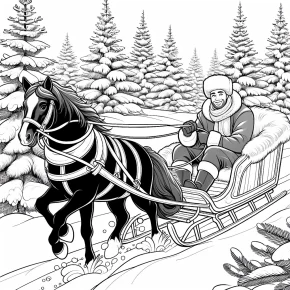 a winter sleigh ride.