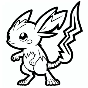 raichu pokemon coloring pages