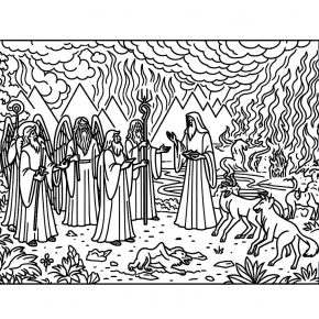 book of revelation coloring pages