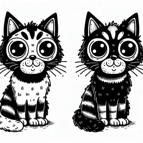 scary cat coloring pages