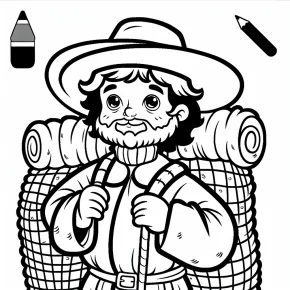 pilgrim printable coloring pages