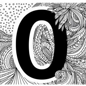 letter o coloring pages for preschoolers