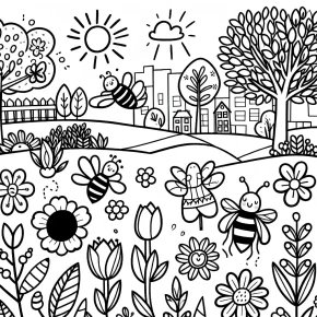 month of may coloring pages