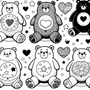 free coloring pages care bears