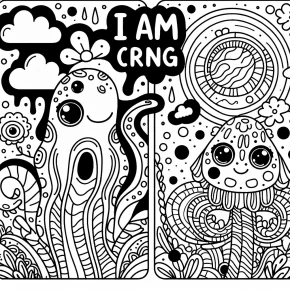 i am coloring pages