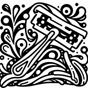 razor coloring pages