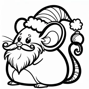 santa pikachu coloring pages