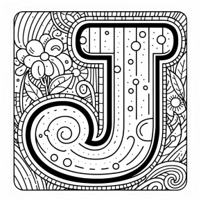 letter j coloring pages preschool