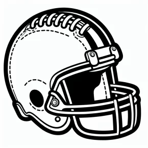 football helmet coloring pages