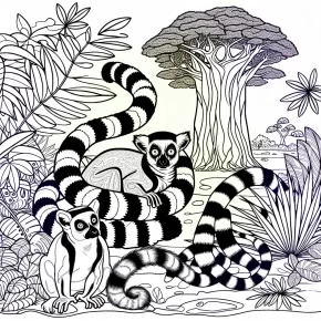 madagascar coloring pages