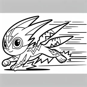 jolteon pokemon coloring pages