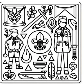 cub scout law coloring pages