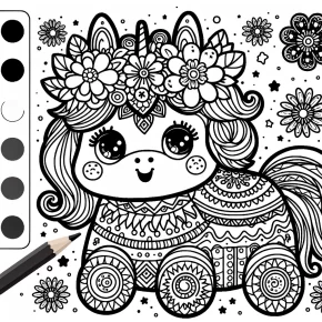 cute big coloring pages