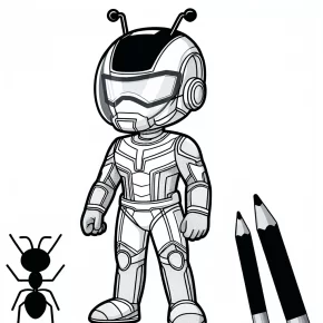 coloring pages ant man